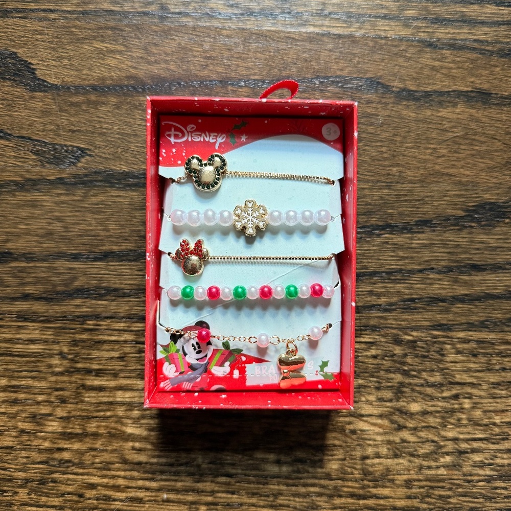 Aldi x Disney Holiday Christmas Bracelet Set | NIB
